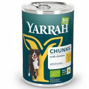 Bio Bröckchen mit Huhn 405g Hund Nassfutter Yarrah
